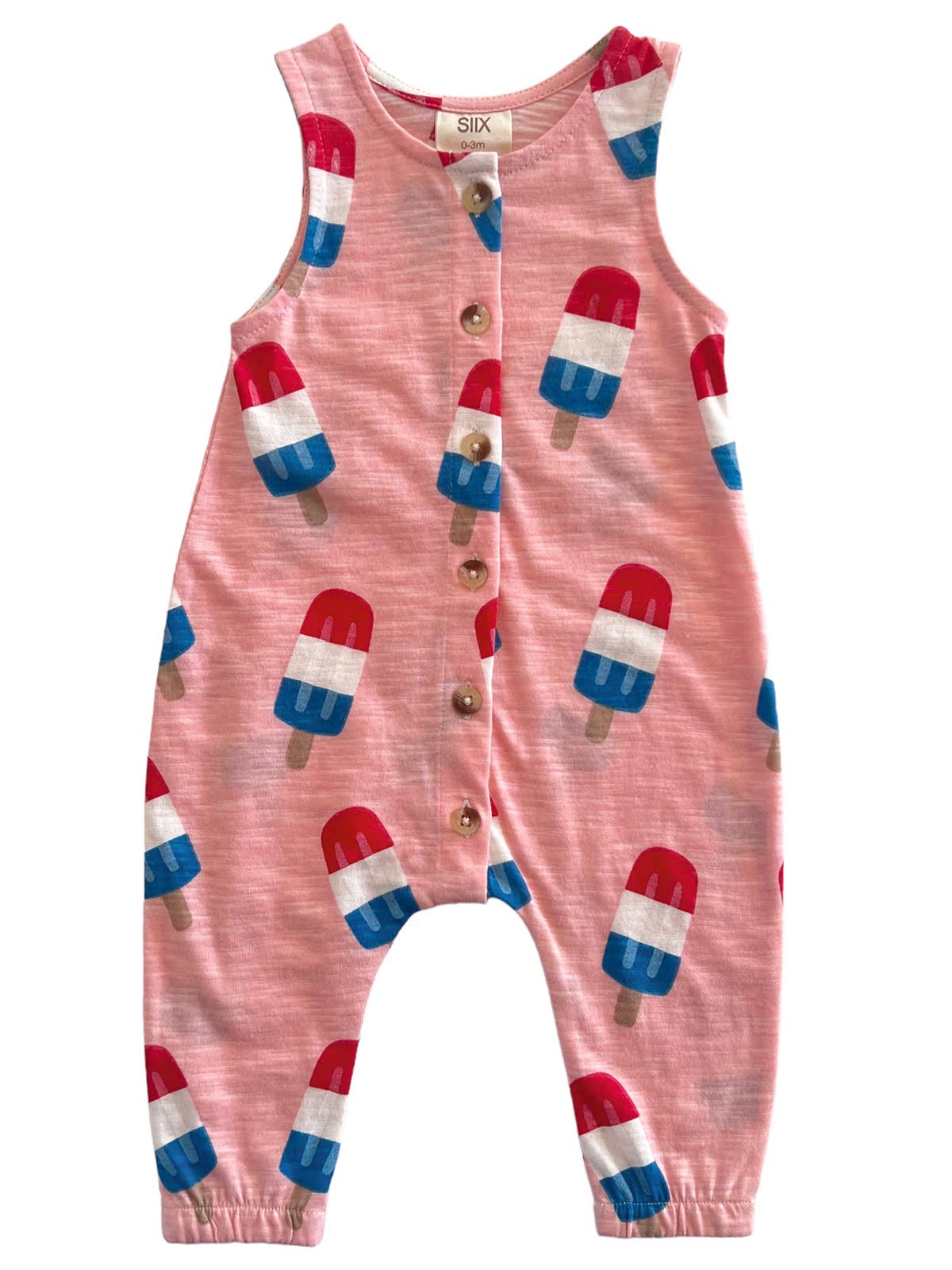 Popsicle Pink / Organic Bay Jumpsuit (Baby - Kids)